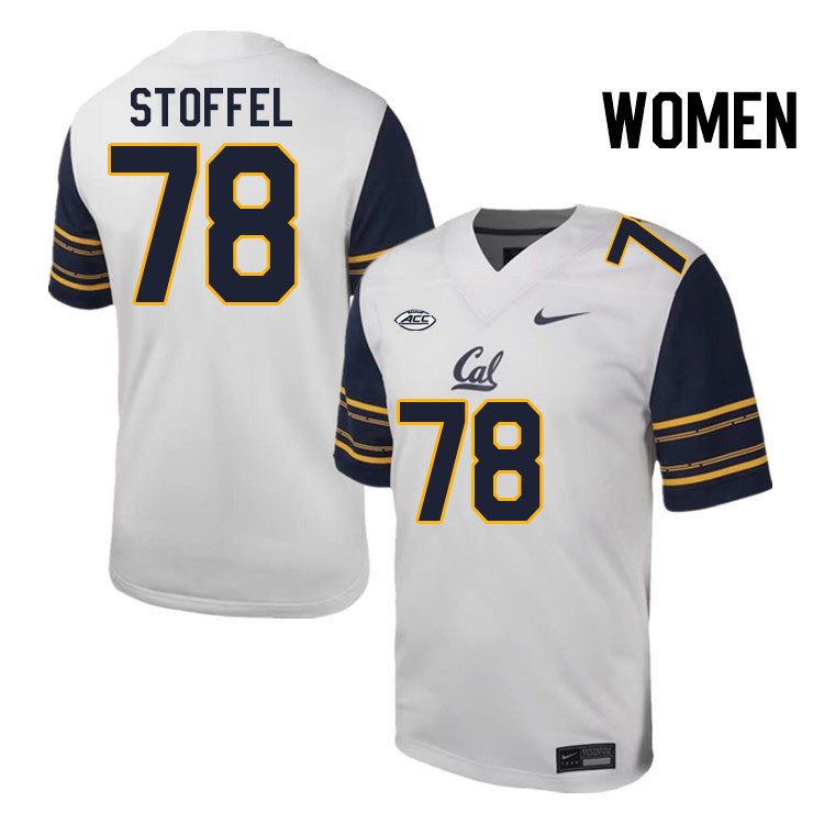 Women #78 Victor Stoffel California Golden Bears ACC Conference College Football Jerseys Stitched Sa